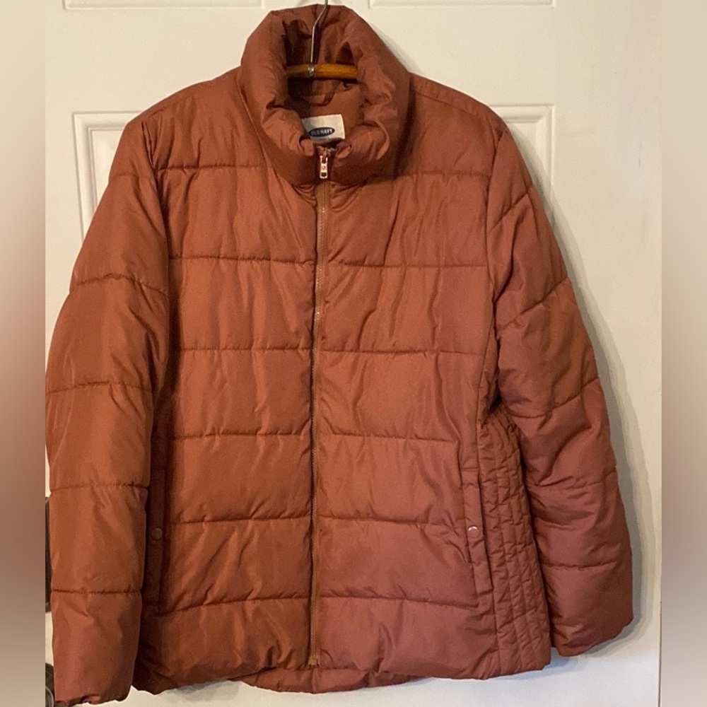 Old Navy Persimmon Puffer Jacket